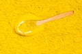 Curry powder yellow background pattern Royalty Free Stock Photo