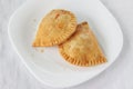 Curry puff pastry Royalty Free Stock Photo