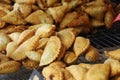 Curry puffs for sale. It is one of the traditional cakes in Malaysia.