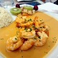 Curry Shrimp Prawn Dish