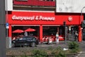 Currywurst fast food in Cologne, Germany