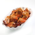 Currywurst sliced Royalty Free Stock Photo