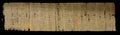Cursive writing on papyrus
