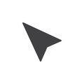 Cursor arrow vector icon Royalty Free Stock Photo