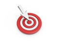 Cursor click on target Royalty Free Stock Photo