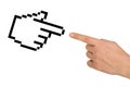 Cursor and hand