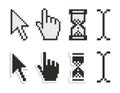 Cursor icon collection Royalty Free Stock Photo