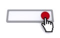 Cursor pressing red button