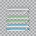 search bar designs on a checkered transparent background Royalty Free Stock Photo