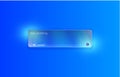 Search interface floating over a blue gradient background Royalty Free Stock Photo