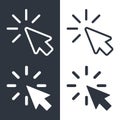 Cursors icons set