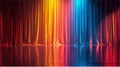 A curtain background on a performance stage, vector illustration depicting theatrical settings. Royalty Free Stock Photo