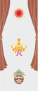 Royal Group Curtain Baroque Drape Vectors cdr x6