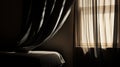 curtain dark fabric