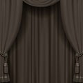 Curtain in dark vintage colors