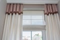 Curtain interior decoration in living room