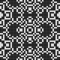 Curtain lace seamless pattern texture - black and white