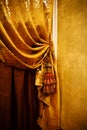 Curtain with an ornament Royalty Free Stock Photo