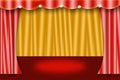 Curtain stage