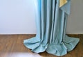 Curtain swags and tails stock photo Royalty Free Stock Photo