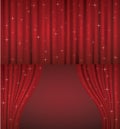 Curtains. Royalty Free Stock Photo