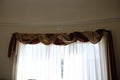 Curtains with pelmet Royalty Free Stock Photo