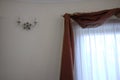 Curtains with pelmet Royalty Free Stock Photo