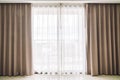 Curtains window Royalty Free Stock Photo