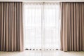 Curtains window Royalty Free Stock Photo