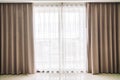 Curtains window Royalty Free Stock Photo