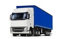 Curtainsider semitrailer with canvas top