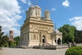 Curtea de Arges Monastery in Romania on a sunny summer day Royalty Free Stock Photo