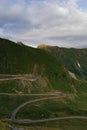 Transfagarasan Road in Romania, DN7C Greatest driving road Royalty Free Stock Photo