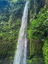 Curug Tilu, one of the waterfall favorite natural attractions in Baturaden, Banyumas, Central Java