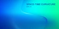 curvature Space Time Warp Concept Template Hi-Tech Futuristic Background