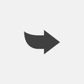 curve arrow icon