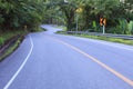 Curve of asphalt road in mountain Royalty Free Stock Photo