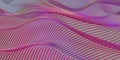 Curve Dynamic Fluid Liquid Wallpaper. Multicolored 3D stripes