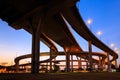 Curve of expressway in Bangkok Royalty Free Stock Photo