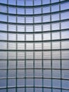 Curve of glass wall pattern Royalty Free Stock Photo