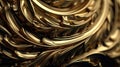 curve golde texture dynamic movement for premium product and luxuary.AI generated