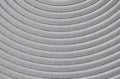 Curve of gray fiber insulation sheet keeping by rolling