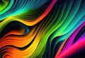 Curve layers abstract background neon color curve Royalty Free Stock Photo