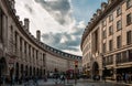 The curve in Regent St. Royalty Free Stock Photo