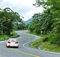 Curve road on mountain Royalty Free Stock Photo