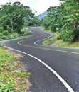 Curve road on mountain Royalty Free Stock Photo