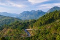 Curve road on the mountain,Thailand Royalty Free Stock Photo