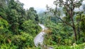 Curve of road in the mountain in Thailand Royalty Free Stock Photo