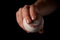 Curveball Grip Royalty Free Stock Photo