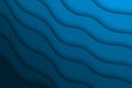 Curved abstract background - BLUE